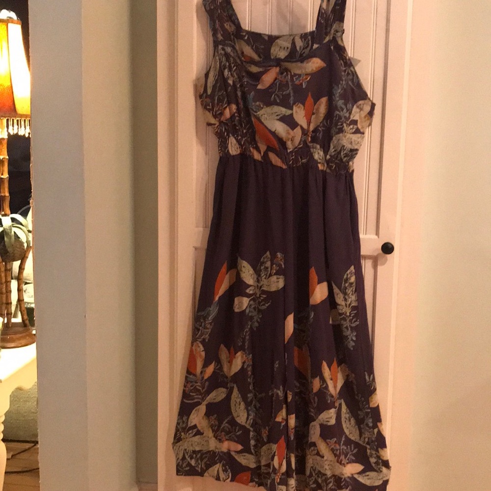 Free People tropical looking jumpsuit